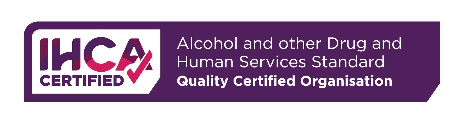 IHCA RGB SchemeCertification Alcohol and other Drug and Human Services Standard Positive