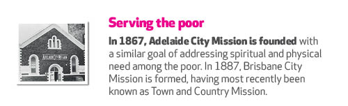 In 1867, Adelaide City Mission is founded 