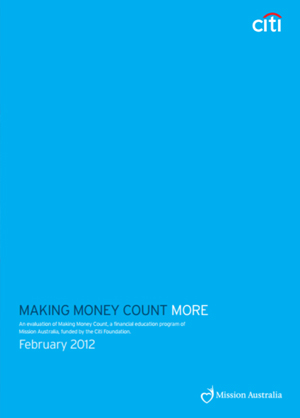 Screenshot of Making Money Count More: An evaluation of Making Money Count document