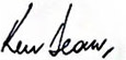 ken dean signature