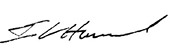 Ian Hammond signature