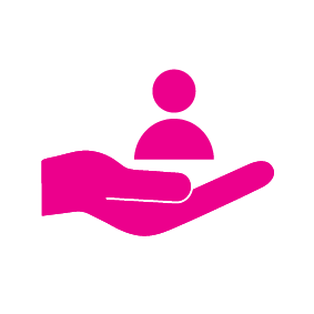 care hand icon