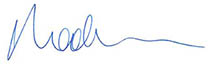 Nada's signature