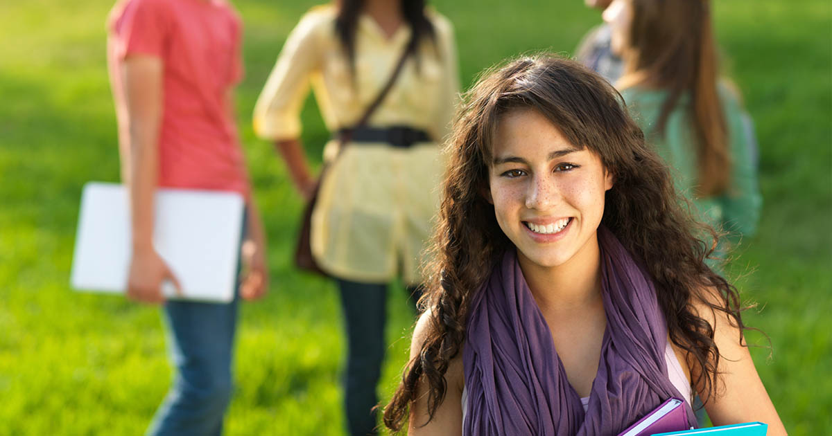 A group of youth gathering.