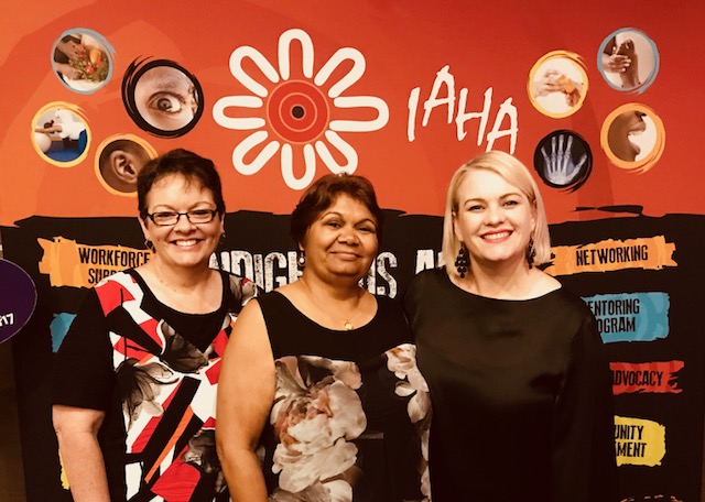 L-R Mission Australia Meekatharra Program Manager Sandra Martin, Patty Councillor and Mission Australia WA State Director Jo Sadler