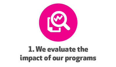 1 we evaluate the impact of our program