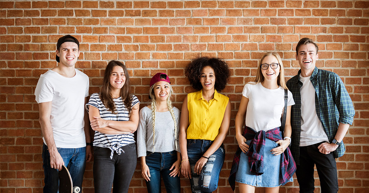 Group of young people