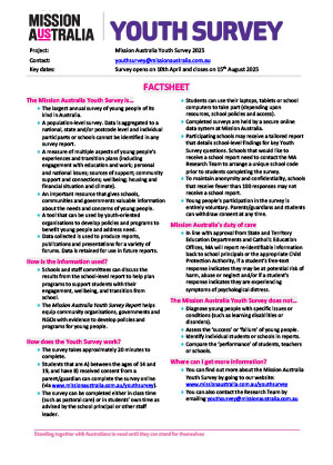 Teacher or School Factsheet