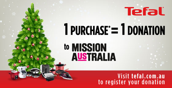 Tefal - 1 purchase = 1 donation