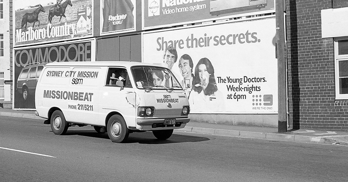 Mission Australia Missionbeat van