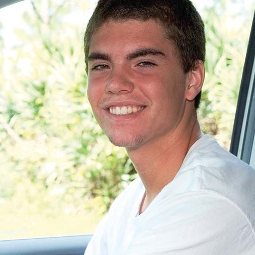 Cory looking happy