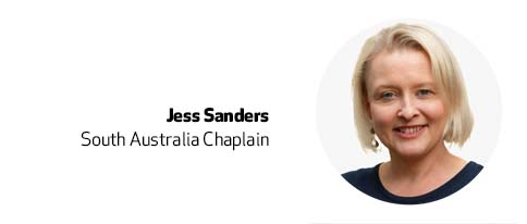 Jess Sanders, South Australia Chaplain