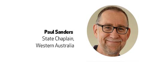 Paul Sanders State Chaplain Western Australia