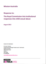 screenshot of The Royal Commission into institutional responses document