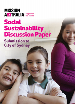 Screenshot of City of Sydney Social Sustainability Submission document