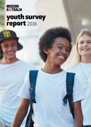 Screenshot of Mission Australia Youth Survey Report 2016 