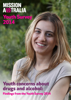 Screenshot of Youth Concerns about Drugs and Alcohol