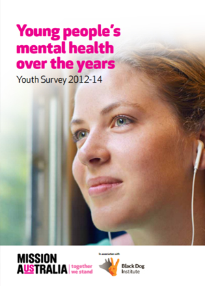 Screenshot of Youth Survey Mental Health Report 2015