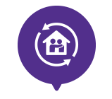 Integrated models of housing and support icon